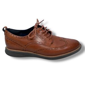 Cole Haan Grand Evolution Wingtip Oxford Shoes Men’s 11.5 M Brown Leather C26385